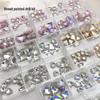 High-End Assorted Rhinestones for Nail Art: Light Luxury, Super Sparkly, Mixed Shapes, Ideal for Salons