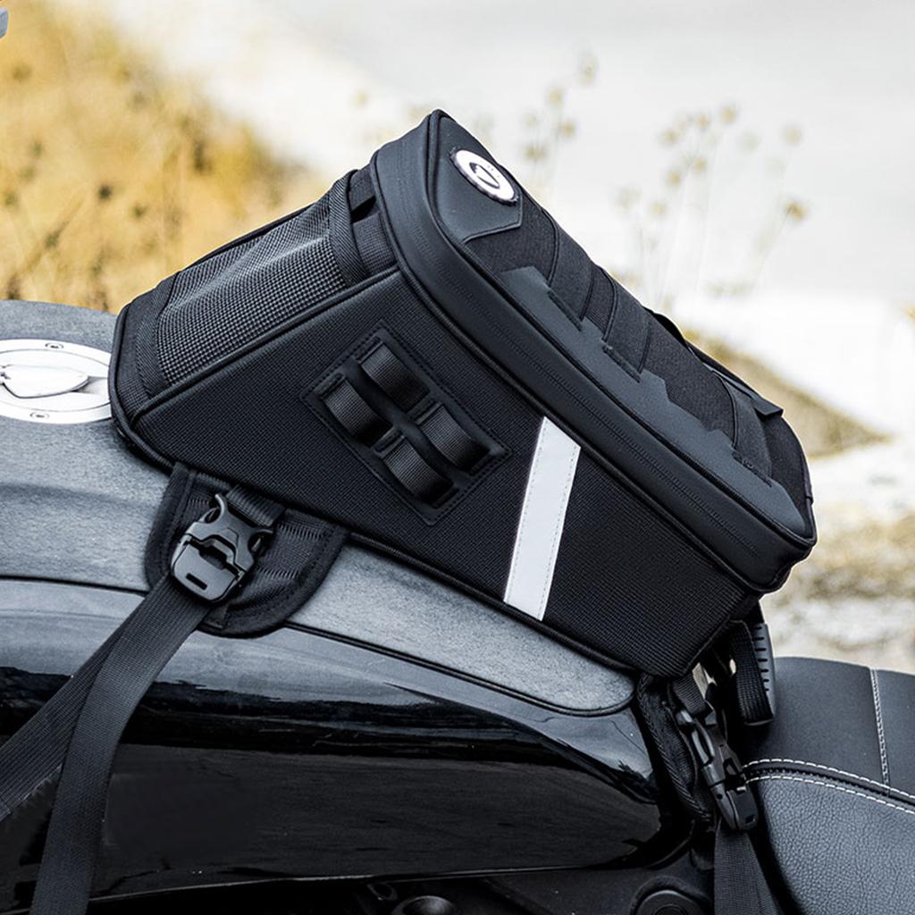 New Motorcycle Fuel Tank Bag Mobile Phone Navigation Tank Multifunctional Small Oil Reservoit Package with Rain Cover Accessorie