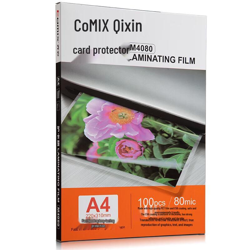 COMIX M4080 Clear Laminating Film CN plug (adapter included)