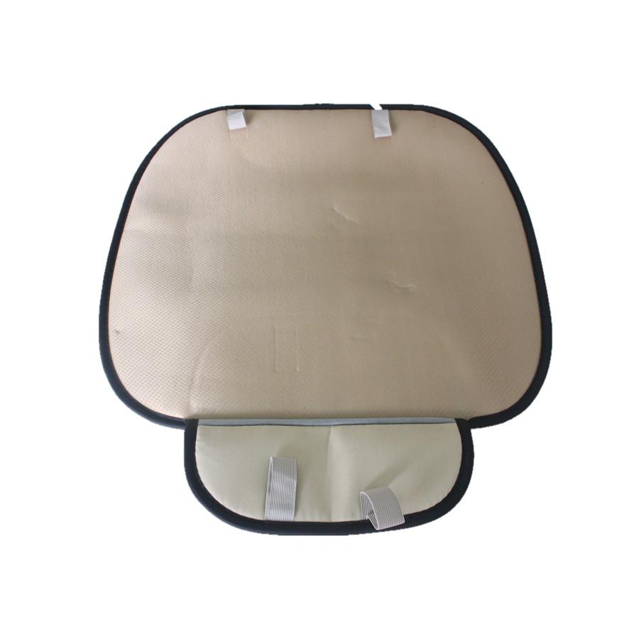 2 יחידות עור PU דלוקס כיסוי רכב מגן מושב כרית שחור כיסוי קדמי אוניברסלי