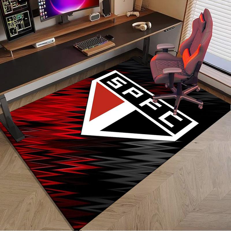 Pau-lo Fc Emblem Printed Area Rug for Office, Chair Rug, Decorative Carpet Floor Mat, Large Size Fan gifts Christmas gifts