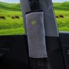 1PC Car seat belt cover with cartoon cute safety shoulder cover, extended and thickened plush anti pinch sleeping pillow