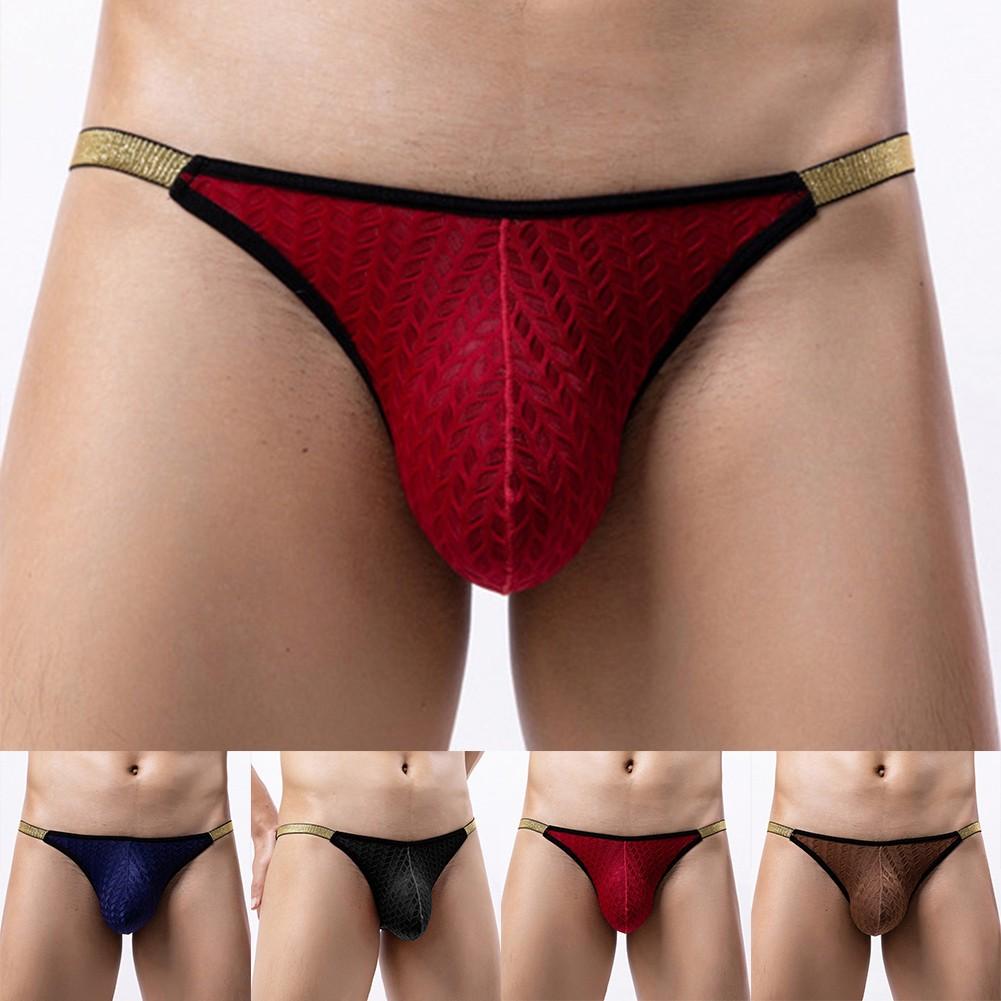 Niedrige Taille Herren Unterwäsche Höschen Regelmäßige weiche Tasche