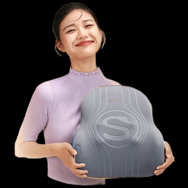 SKG T3-2 Heated Lumbar & Back Massager Pillow
