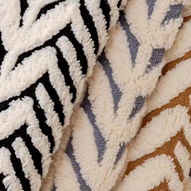 Thicken Plush Sofa Covers for Living Room Winter Warm Sofa Mat Soft Universal Anti-slip Couch Protector Towel Home Decor