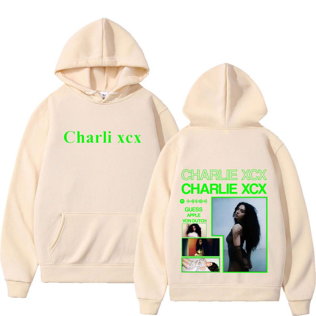 CHARLI XCX Album Tour 2026 Print Hoodie Men Women Vintage Fashion Sweatshirt Long Sleeves Casual Loose Pullover Streetwear Tops