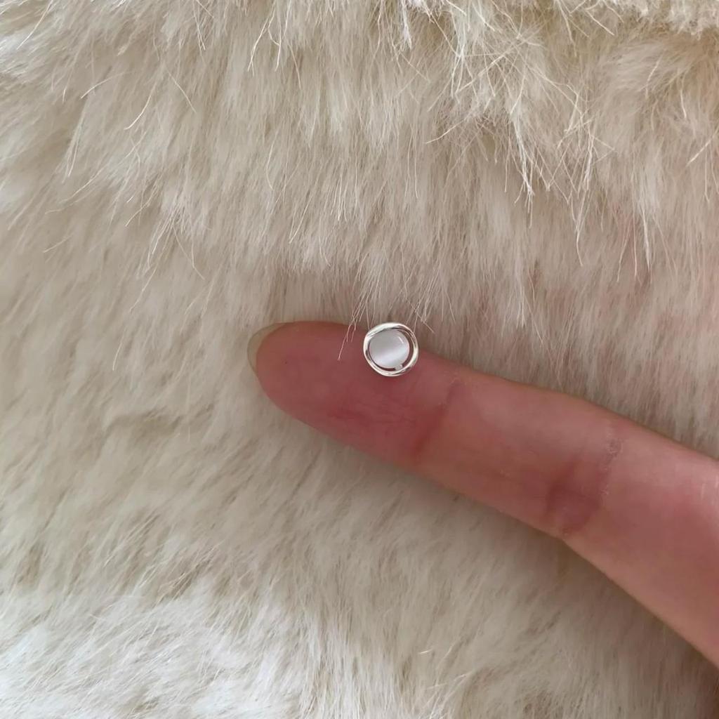 Kolczyki sztyfty z czystego srebra S999 z kocim okiem, Trend 2025, Damska lekka luksusowa biżuteria wysokiej klasy, Wygodne do spania.