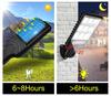 Solar Street Lamp Plot House 117 Led Cob 6 Hours Strong Lantern