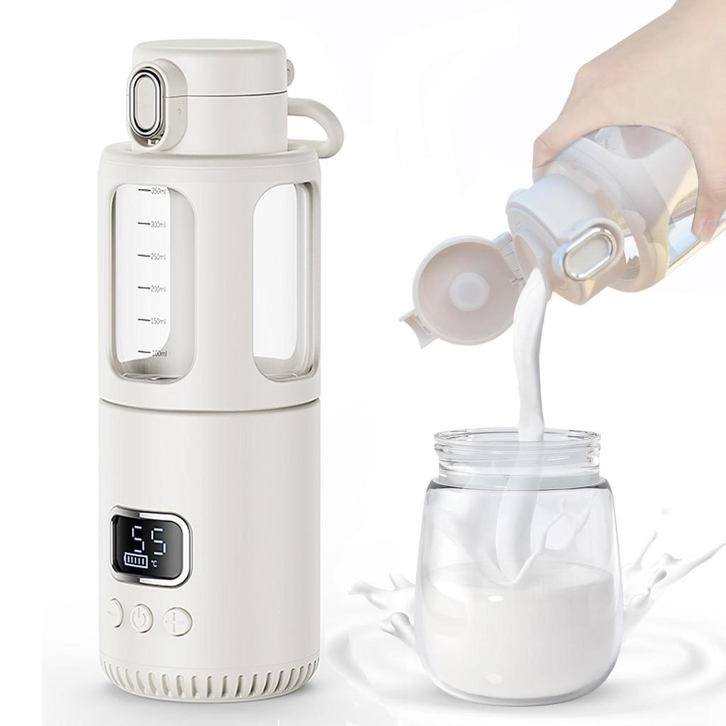 Portable Wireless Milk Formula Warmer & Thermostatic Kettle for Baby Formula Mixing