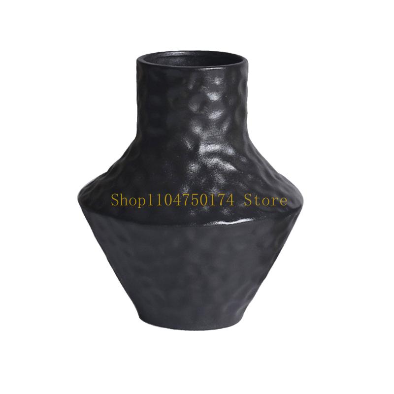 Artisanal Ceramics Vases Textured Finish Wabi Sabi Aesthetic Unique Living Space Decoration top sale