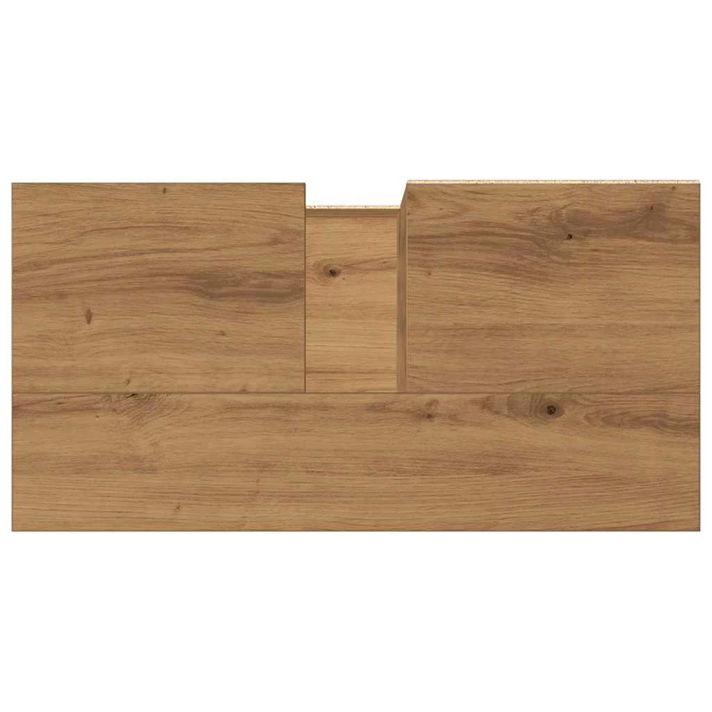 Artisan Oak Washbasin Cabinet 65 x 33 x 60 cm Particleboard
