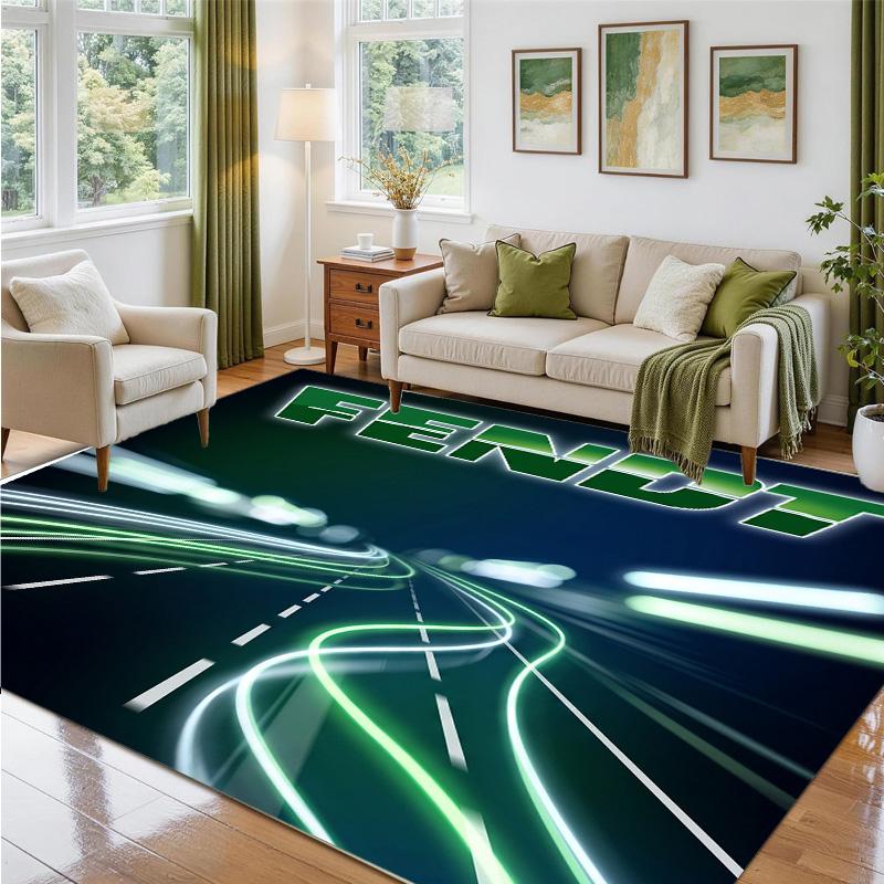 Fendt Design Crystal Velvet Rug Soft Decorative Mat for Bedroom Entrance