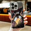 M-Mazinger Z Anime Plating Phone Case For Iphone 16 17 Pro Max Air 16E 14 15 Plus 12 13 Mini Anti-Fall Airabag Cover