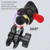 Adjustable Motorcycle Phone Holder Stand Twist Lock Suction Base Double Socket Arm for Stable and Vibration Frees Riding