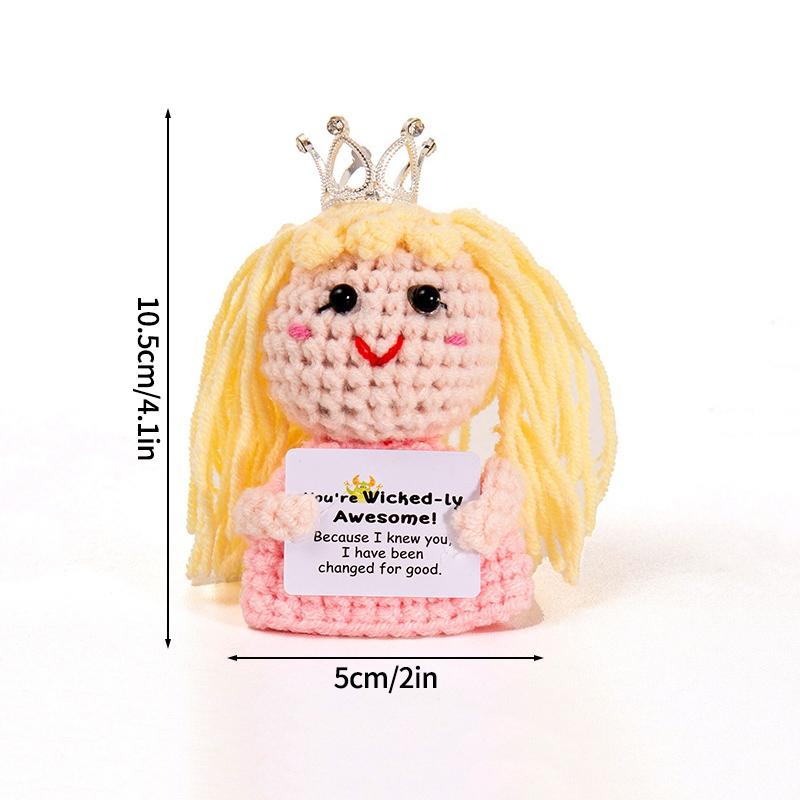 Positive Potato Ornament Desk Accessories Offices Accessories Desktop Decoration Crochet Fruits Vegetables Christmas Gift