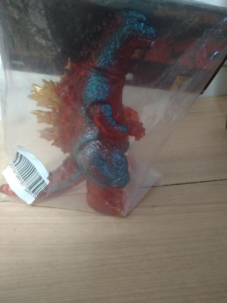 [USED] CCP Medium Size Series No. 5 Godzilla Retro Red Clear Ver.