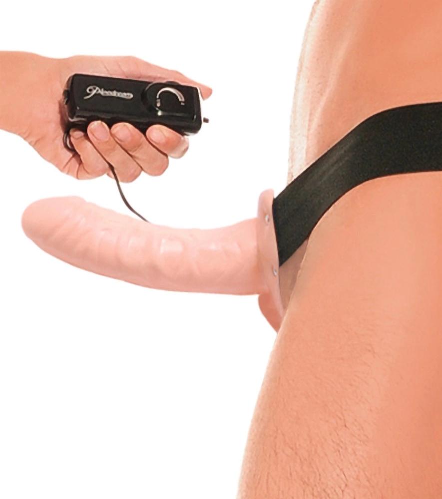 Fetish Fantasy Series - Adjustable Strap-On with Realistic Vibrator 17 cm