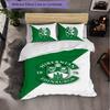Biancheria da Letto a Tema Hibernian FC Set 3 Pezzi Copripiumino Biancheria da Letto Decorativa Per Stanza Adolescenti Decorazione Casa