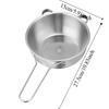 Long Handle Stainless Steel Strainer Ergonomic Handle Ultra-fine Mesh Rice Sieve Hanging Efficient Flour Sifter Drying