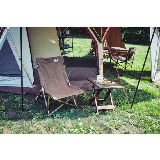Coleman chair steel canvas low