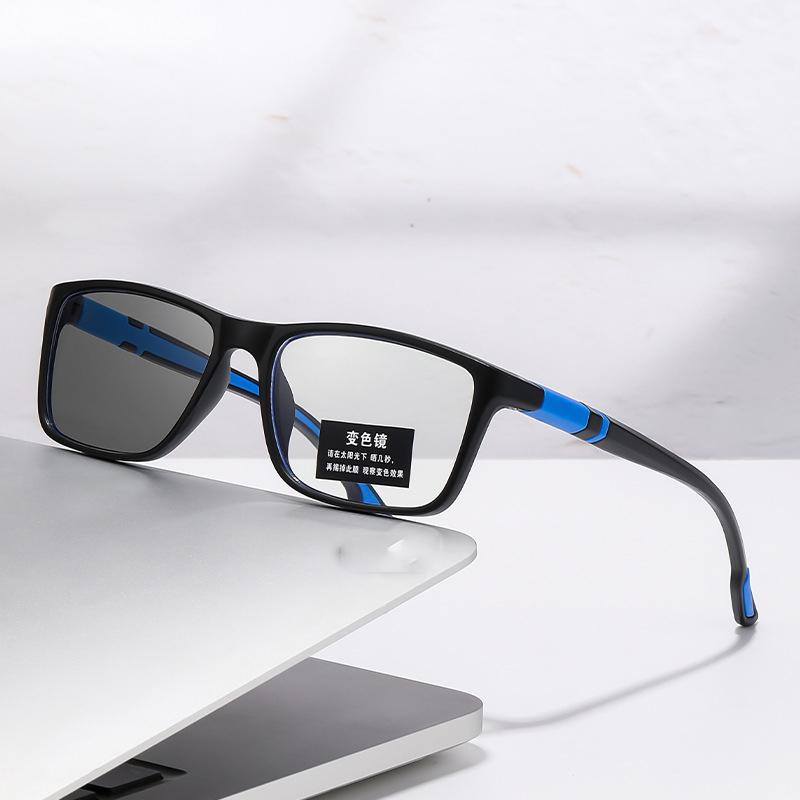 Nieuwe Trend TR90 Fotochromatische Leesbril 3 in 1 Outdoor Bifocale Zonnebril Sport Anti Blauw Dichtbij Ver Zicht Brillen Dioptrie