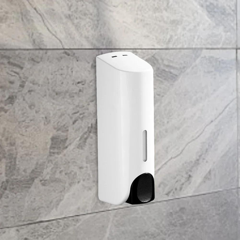 350ML Kitchen Bathroom Wall Mounted Soap Dispenser Shampoo, Shower Gel, Hand Sanitizer Soap Dispenser  for Home Hotel