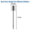100 PCS Sport Ball Inflating Pump Needle Pump Adapter Basketball Valve Pump Stainless Steel Pump Pin Bicycle Spare Parts