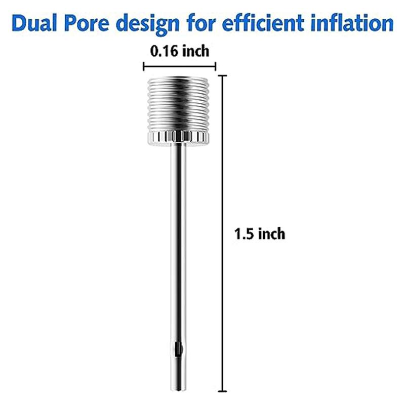 100 PCS Sport Ball Inflating Pump Needle Pump Adapter Basketball Valve Pump Stainless Steel Pump Pin Bicycle Spare Parts
