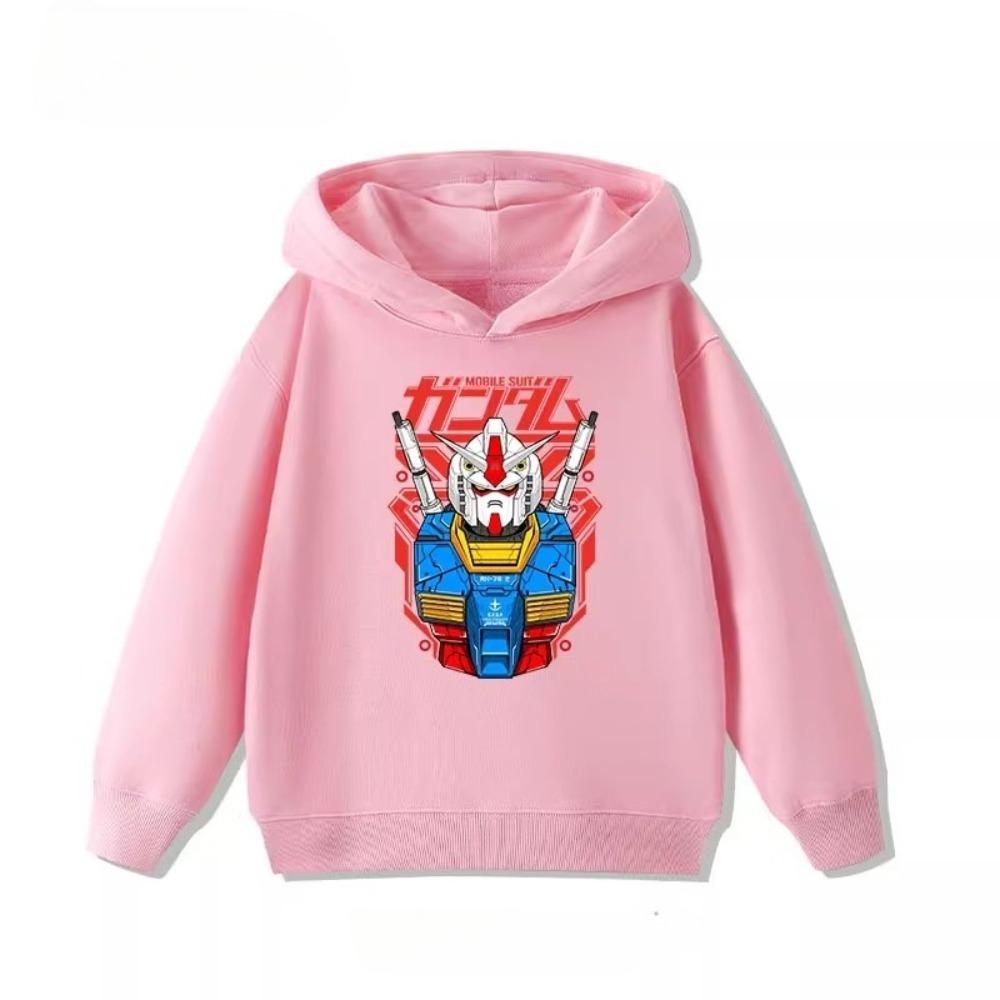 

Детский 2D свитер Gundam Mobile Suit для мальчиков и девочек, одежда для осени и зимы, теплая, модная, универсальная детская толстовка 100