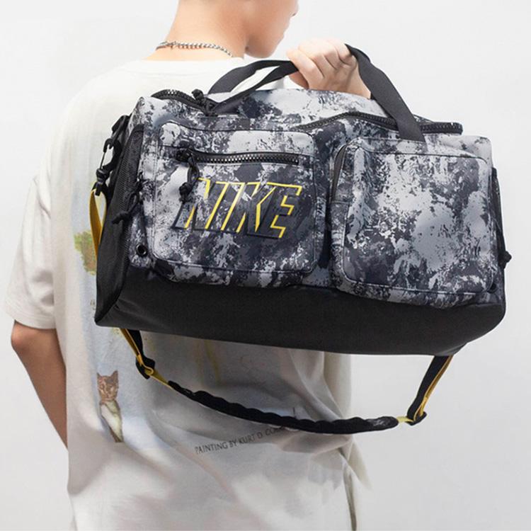 Nike Polyester Gym Bag, Crossbody Bag, Handbag, Travel Bag Regular Unisex Camouflage Casual CZ4355-010