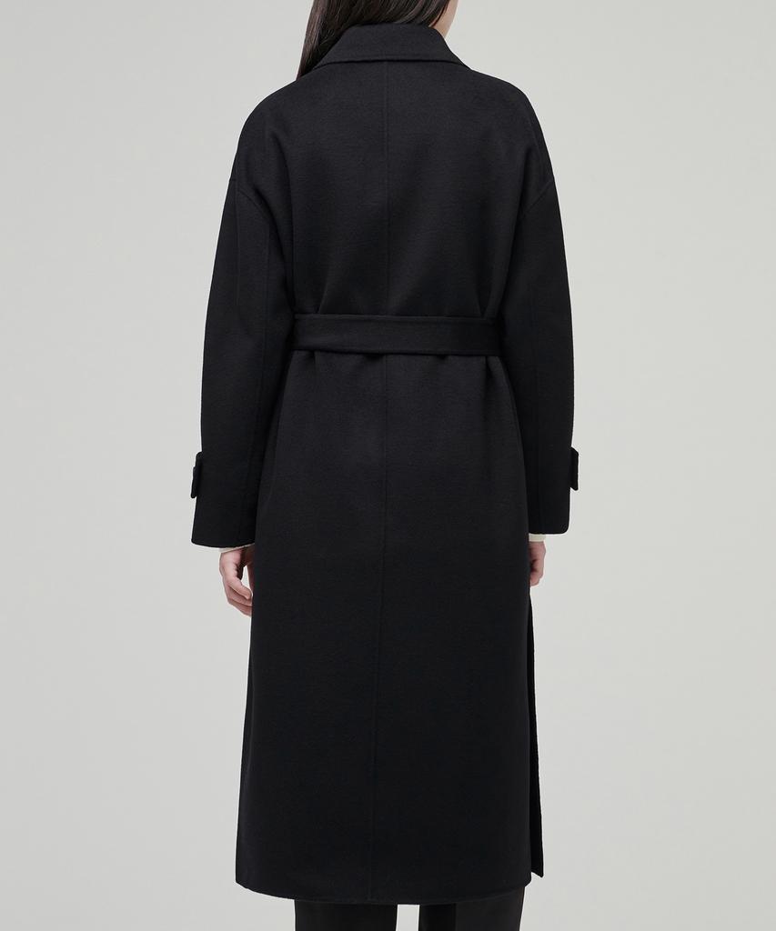 Musinsa Standard Woman Women'S Cashmere Blend Handmade Robe Coat [Black]