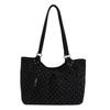Cute Retro Tote Bag Korean Style Printing Handbag Temperament Polka Dot Shoulder Bag  Travel Bag