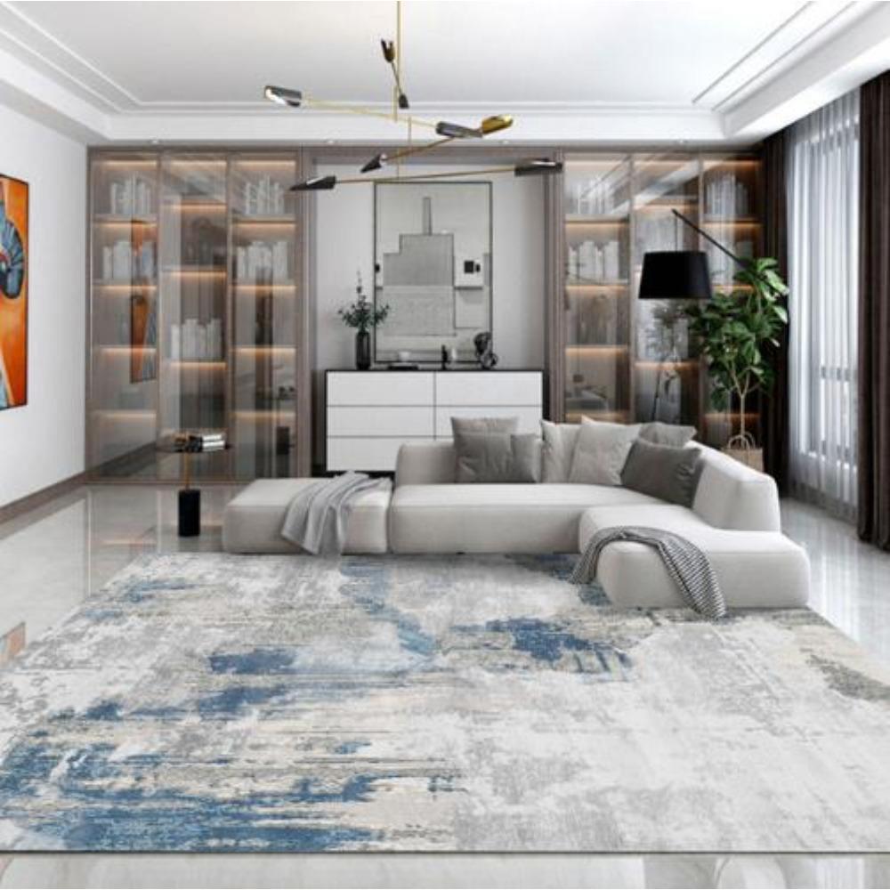 Geometric Abstraction Carpets for Living Room Decoration Bedroom Decor Rugs Sofa Coffee Table Carpet Non-slip Area Rug Floor Mat