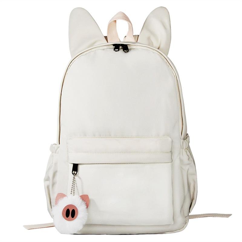 New rabbit ear backpack ins wind student cute schoolbag