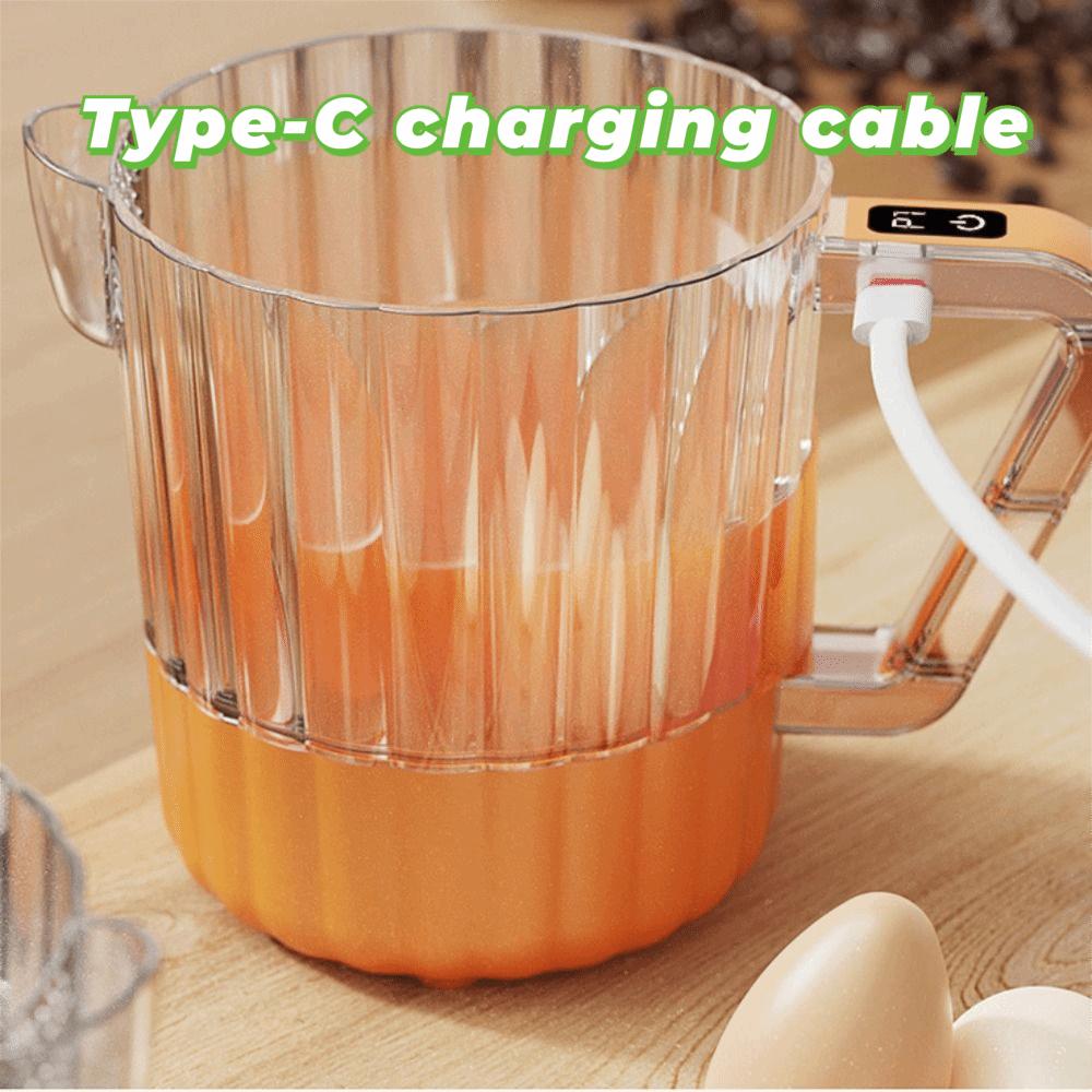 Large Capacity Egg Whisking Machine Handheld Egg Beater Cup Easy To Clean Egg Stirrer Baking