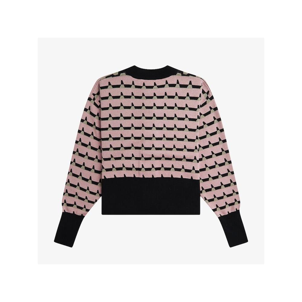 Fred Perry [genuine Headquarters] Fred Perry [amy Winehouse] Jacquard Knit Cardigan  S51  Afpf2417108 S51 qzgAfpf2417108 S51