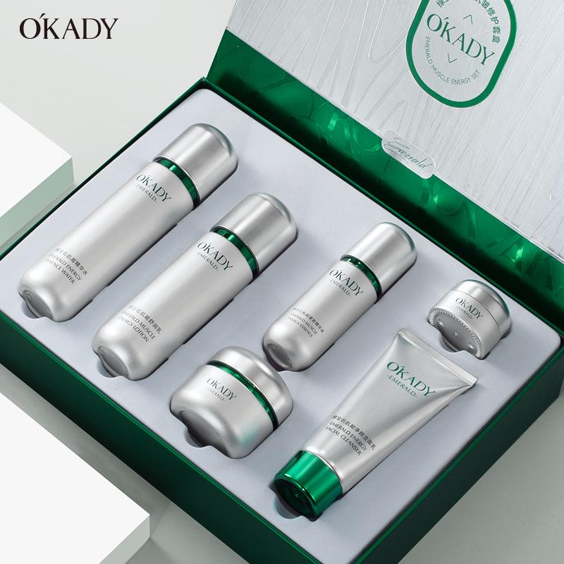 Ope Green Gem Skin Energy Six-Piece Anti-Wrinkle Repair & Moisturizing Facial Set