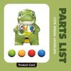 Mini Dinosaur Basketball Game Early Education Tabletop Basketball Game  Kids Adults