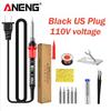 Electric Soldering Iron 60W Adjustable Temperature ANENG LCD Digital Display Portable Kit SL105 Welding Repair Electrician Tools