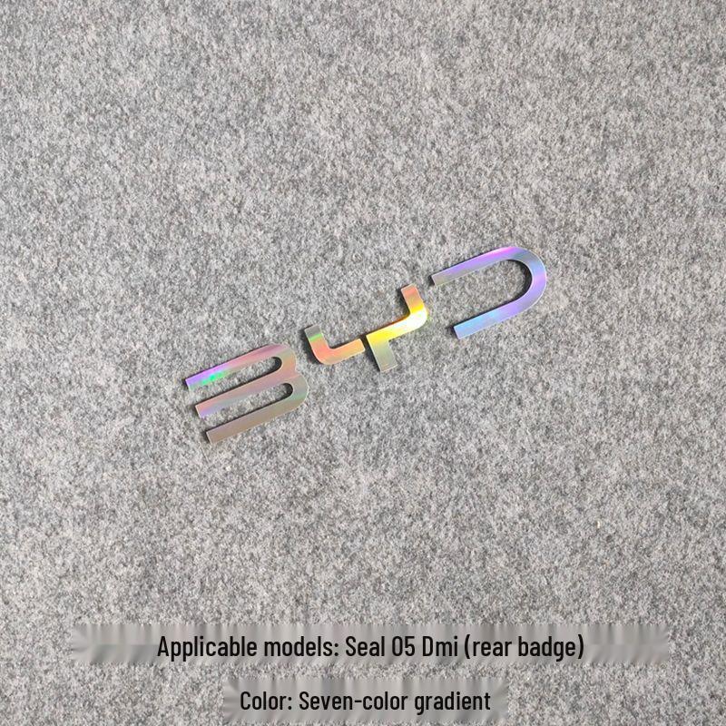 BYD Seal EV Car Logo Sticker for Color Change & Decoration (EVDMI 05, DMI 07, DMI 06, GT 06)