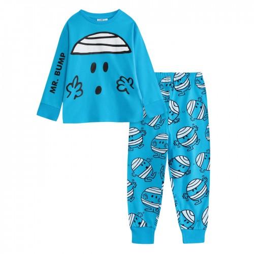 Mr Men & Little Miss Boys Mr Bump Long-Sleeved Long Pyjama Set
