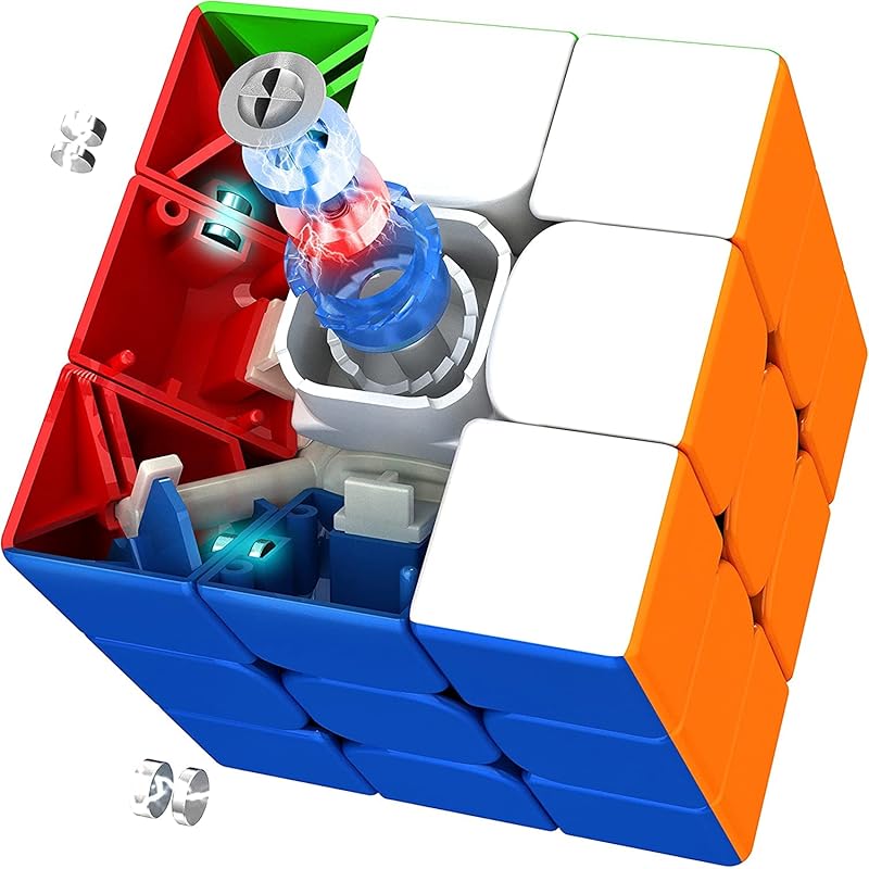 

MoYu RS3M Maglev 2021 [Built-in magnet] 3x3x3 Competition cube Japanese 6-sided complete strategy book + puzzle stand included/genuine product