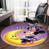 Customizable Minnie (8) Round Non-Slip Carpet - Ideal for Garden, Picnic, Office, Perfect for Decoration, Suitable For All Seasons