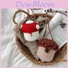 Adorable Mushroom And Pine Nut Plush Crossbody Bag For Trendy Kids And Toddlers