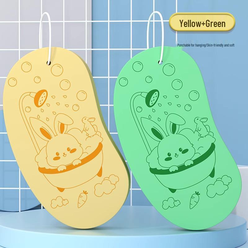 Soft Baby Bath Sponge Towel - Gentle On Skin for Kids & Women
