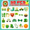 50 St. Patrick's Theme Clown Sticker Children's Cartoon Irish Cuckold Party Stickers