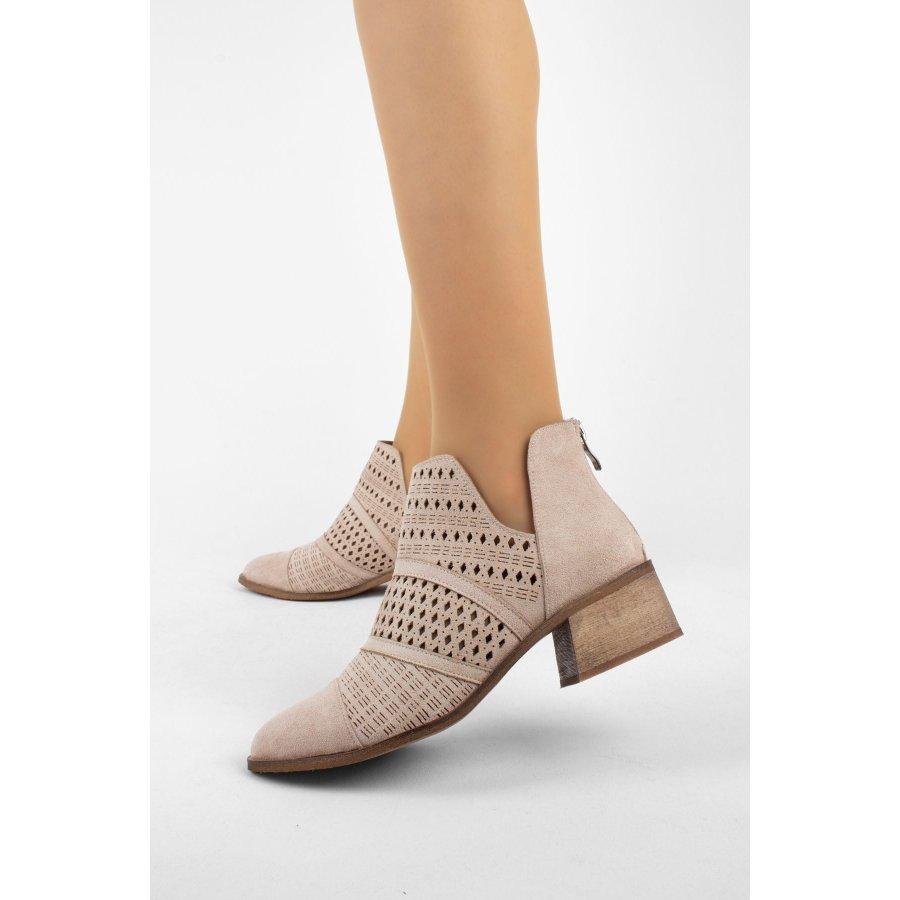 

Женские летние сапоги до щиколотки на среднем каблуке 39 дубильная кора