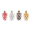 Set of 10 Realistic Pine Cone Hanging Accent  Distinctive Pine Cone Christmas Decorations for Home Hanging Pendant