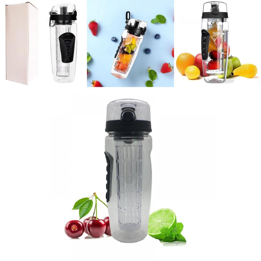 Fitness-Wasserflasche 1l Tritan Auslaufsicher Sportgetränkeflasche Für Zuhause Und Sport