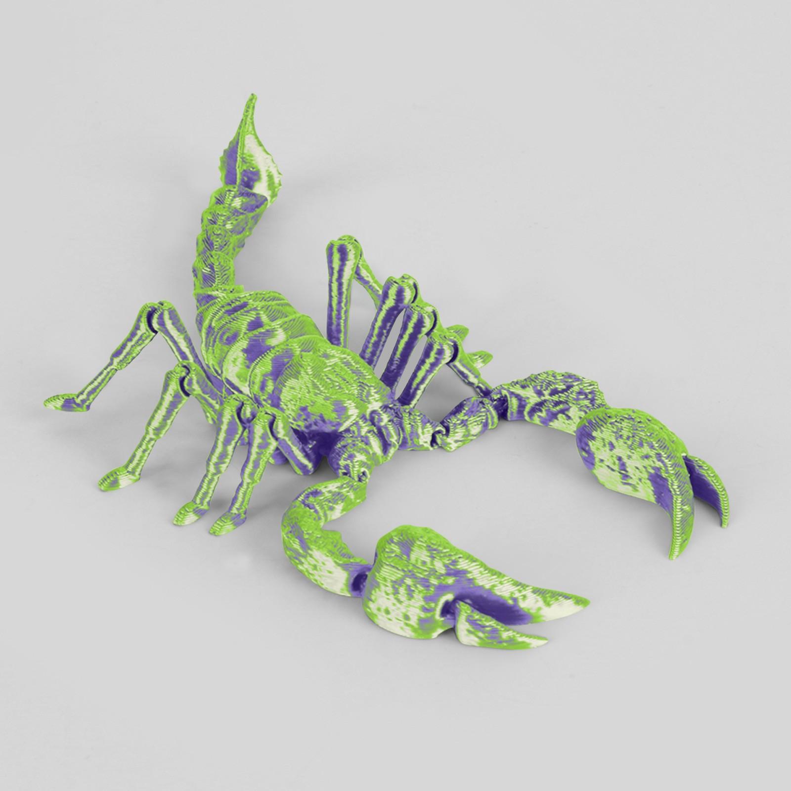 

3D-печать Скорпион 3D-печать Шарнирная игрушка Скорпион Взрослая детская игрушка Таинственная игрушка Скорпион One Size